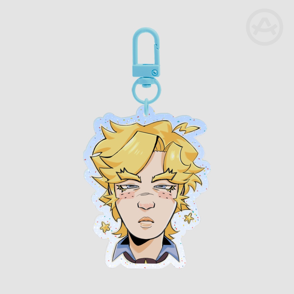 Percival King Colored Edge Keychain