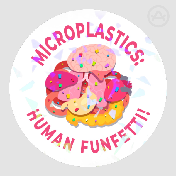 Microplastics Sticker