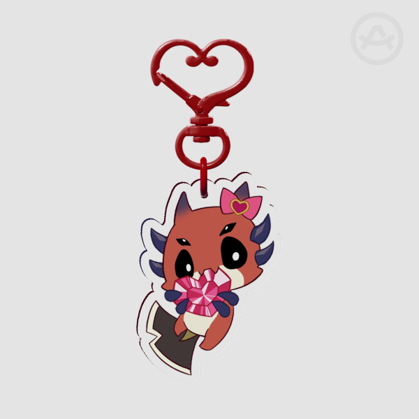Ruzader Valentine's Day Keychain