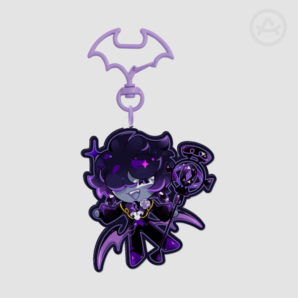 Black Sapphire Cookie: Full-bleed Charm