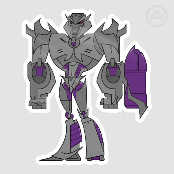 TFP Megatron - Robot Drama Island - Die Cut Stickers