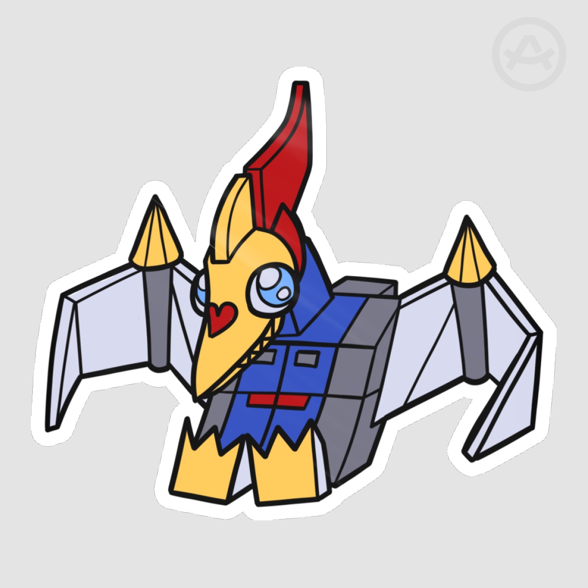 Swoop - Dinobots Babies! - Die Cut Stickers