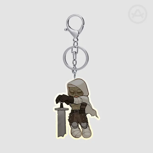 The Leper/Baldwin Darkest Dungeon Keychain
