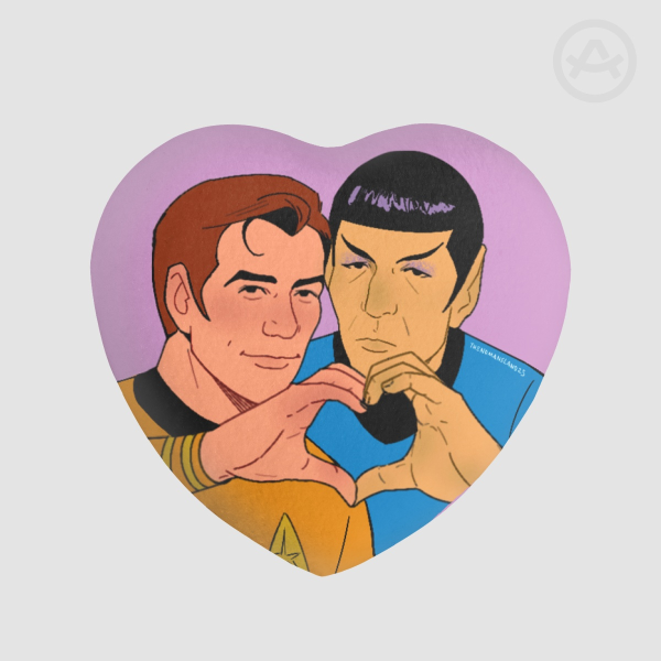 Spirk Plush Badge