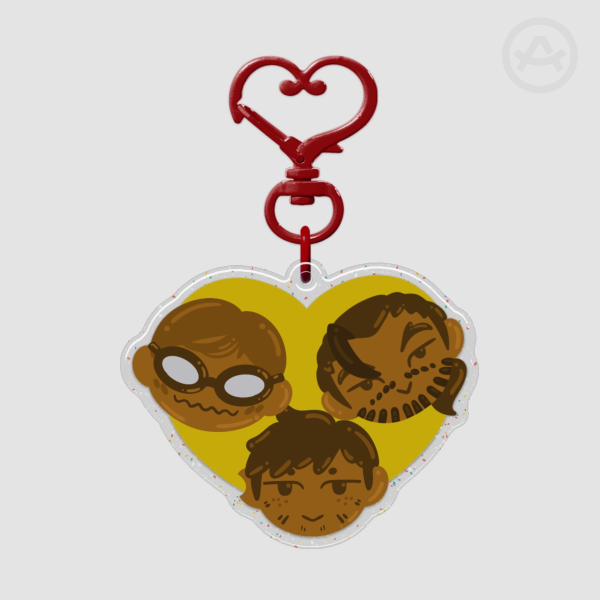 chocolate box  Dispatch Epoxy Glitter Acrylic Keychains