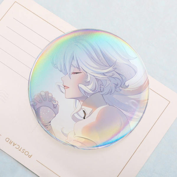 GENSHIN IMPACT - FOÇALORS - HOLO BADGE