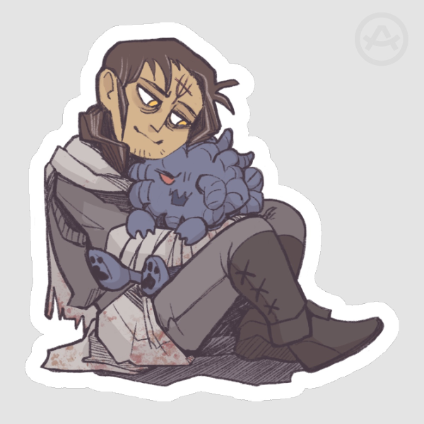 Varre and Mohg Plush Sticker