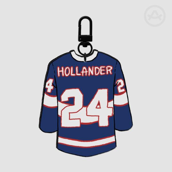 Heated Rivarly Haollander Rozanov Hockey Triko Keychain