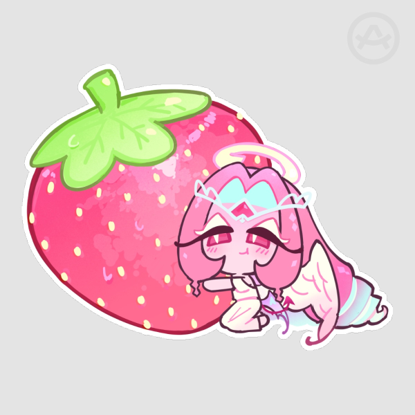 Eternal Sugar Strawberry Sticker
