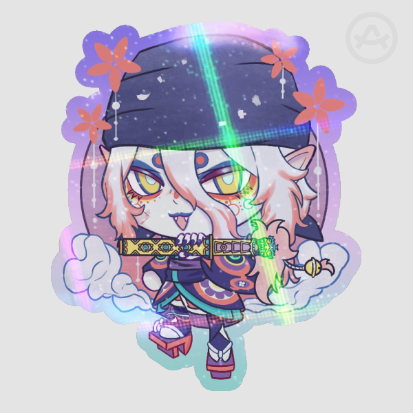 Mononoke Medicine Seller holo sticker<3