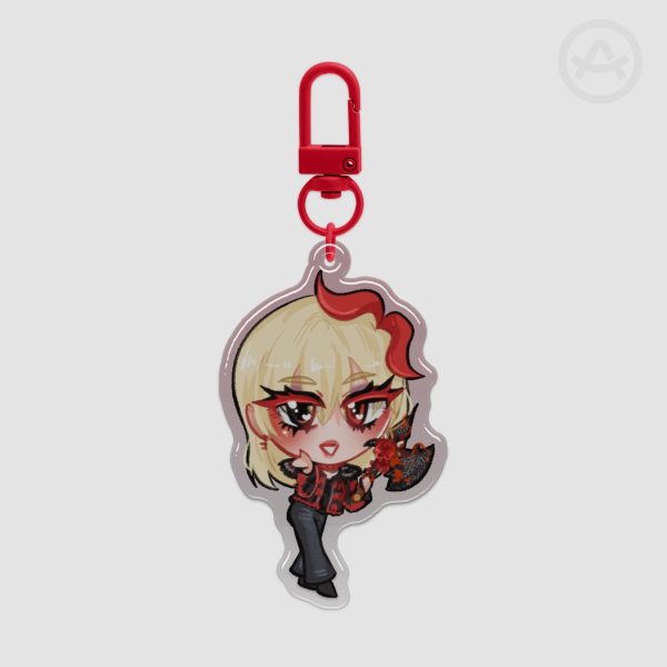 xlov wumuti - epoxy acrylic keychain