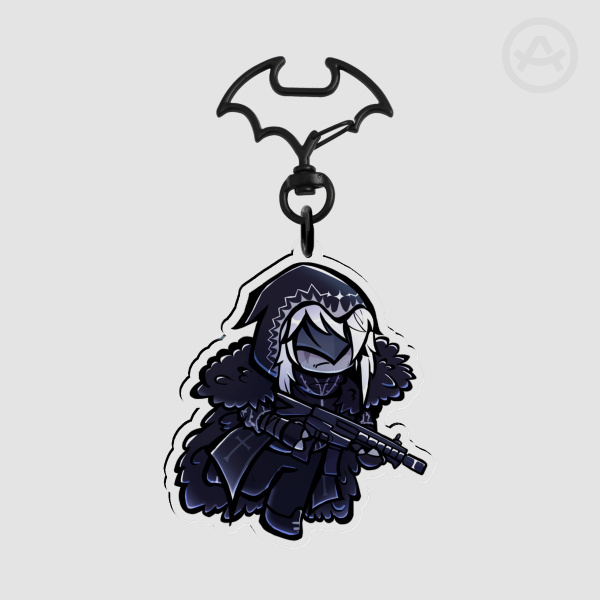 Reverend Tylenis Acrylic Bat Keychain