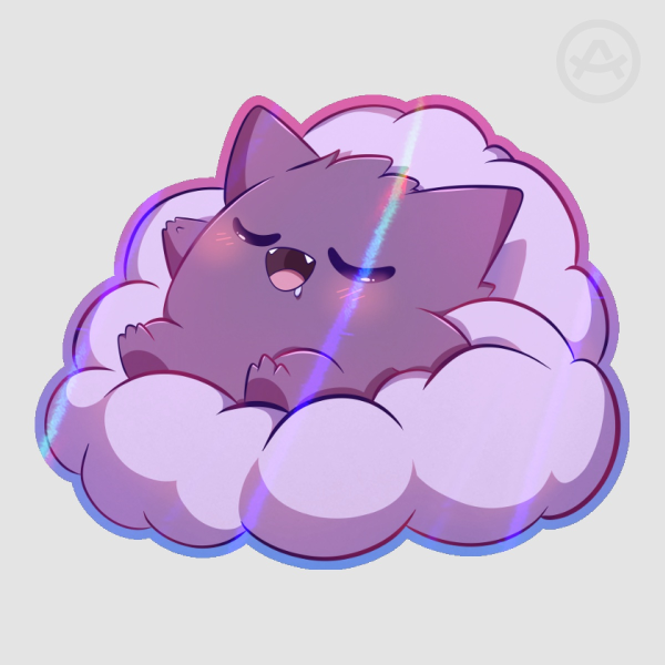 Sleepy Gengar Sticker
