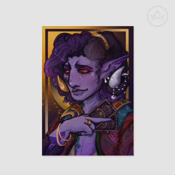 Mollymauk Tealeaf A5 Print