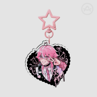Kyupi Clear Acrylic Keychain