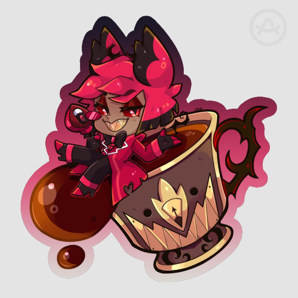 Teatime Alastor Sticker