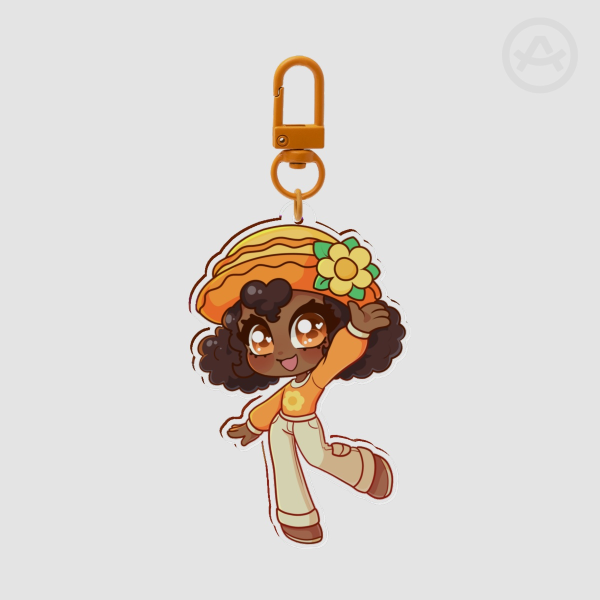 Strawberry Shortcake - Orange Blossom Keychain