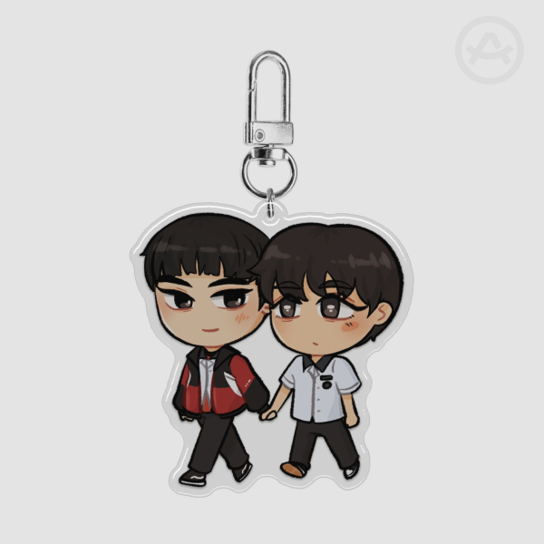 shse - epoxy acrylic keychain