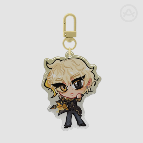 xlov haru - epoxy acrylic keychain