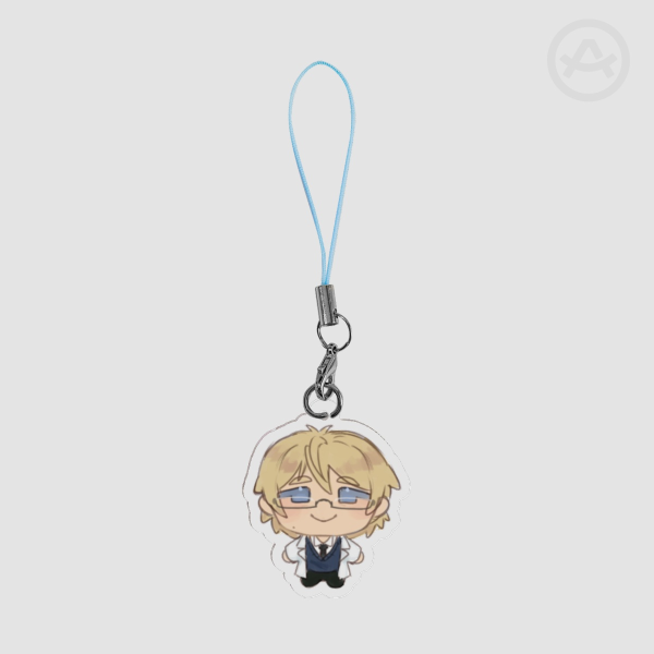 Dr. Glass Phone Charm