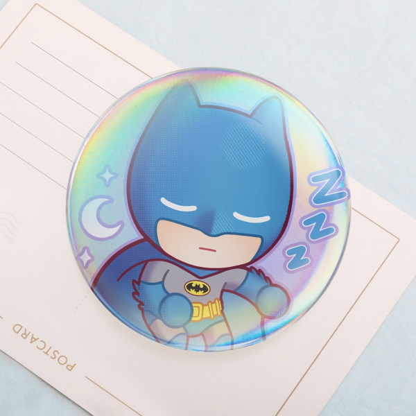 Batman | Sleepy Series | Round Badges (Button Pins)