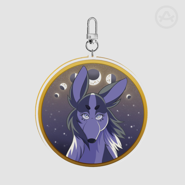 I See Everything - Dog Acrylic Keychain