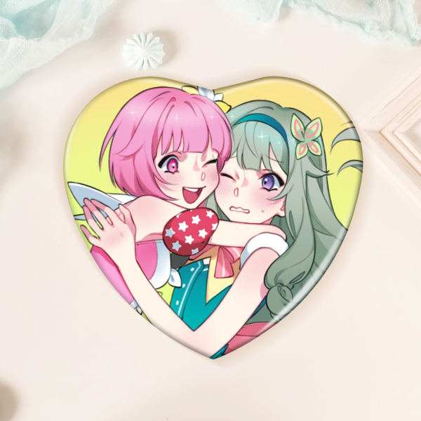 *EMUNENE heart pin*
