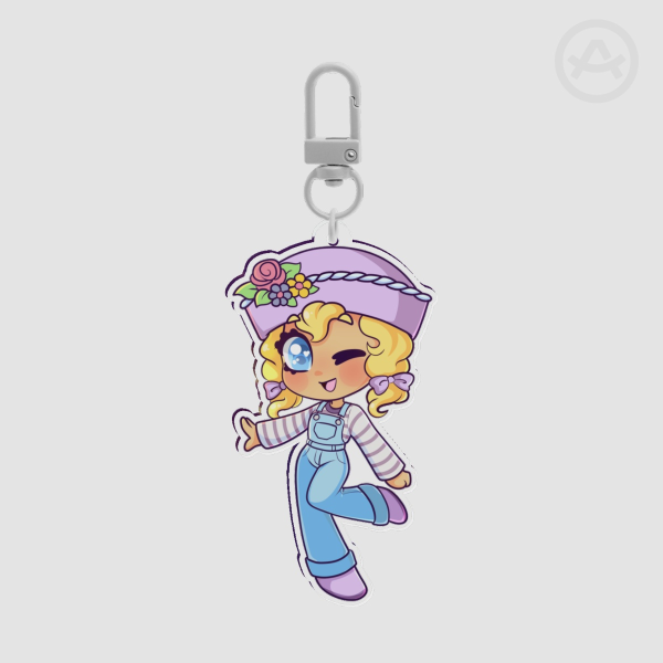 Strawberry Shortcake - Angel Cake Keychain
