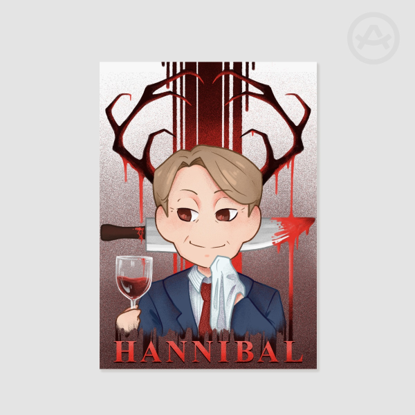 ♡ Hannibal ♡ Hannibal Lecter print