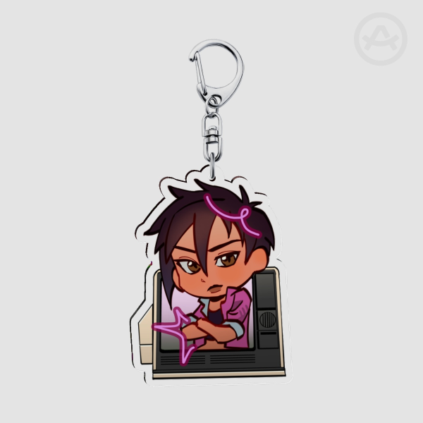 Invisigal Acrylic Keychain