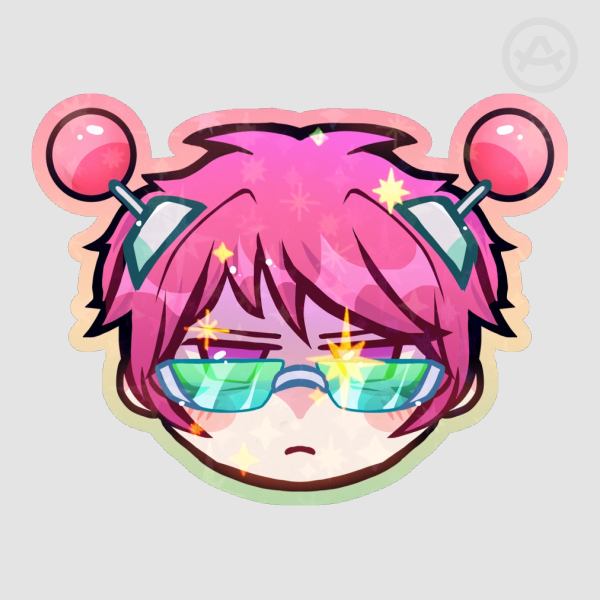 Saiki K Shiny Sticker
