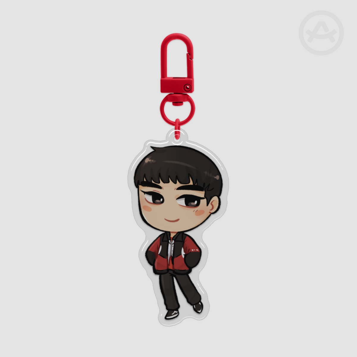whc suho - epoxy acrylic keychain