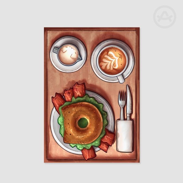 Breakfast plate | A5 Poster