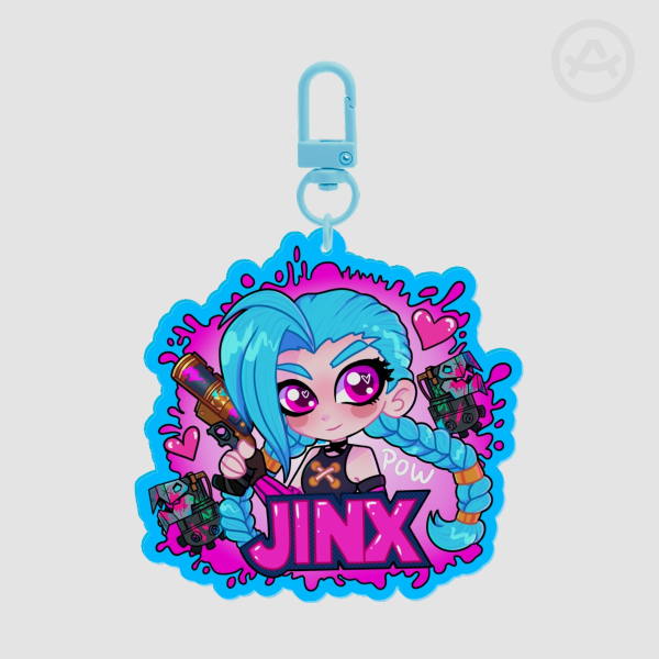 Arcane -- Jinx Keychain