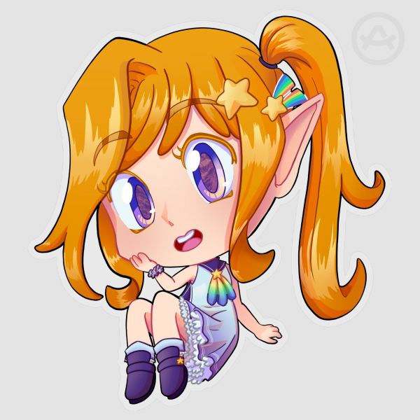Sekai System Alice - Chibi Vinyl Sticker