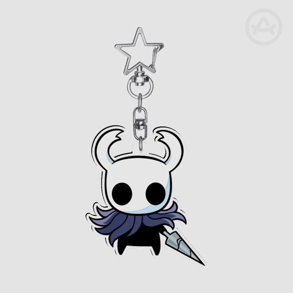 Ghost Hollow Knight Keychain