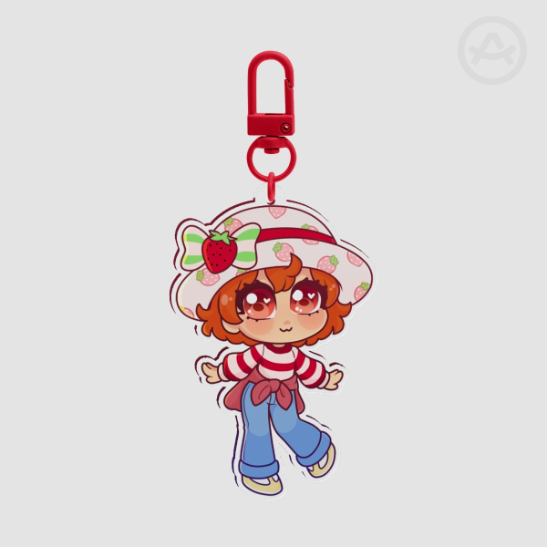 Strawberry Shortcake Keychain