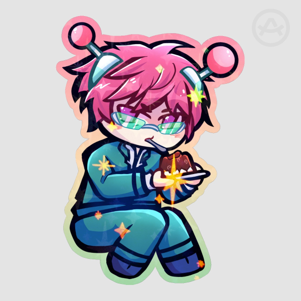 Saiki K CoffeeJelly Sticker