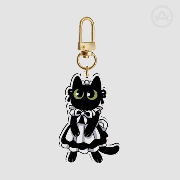 Maid cat charm