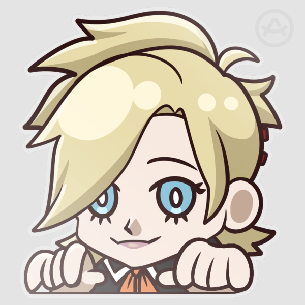 [Persona 2] Lisa Silverman Peekaboo Sticker