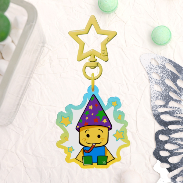 Poob Party Noob Regretevator Keychain