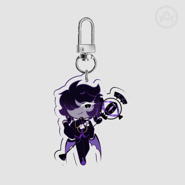 Black Sapphire Keychain