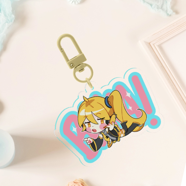 Clear Acrylic Keychains