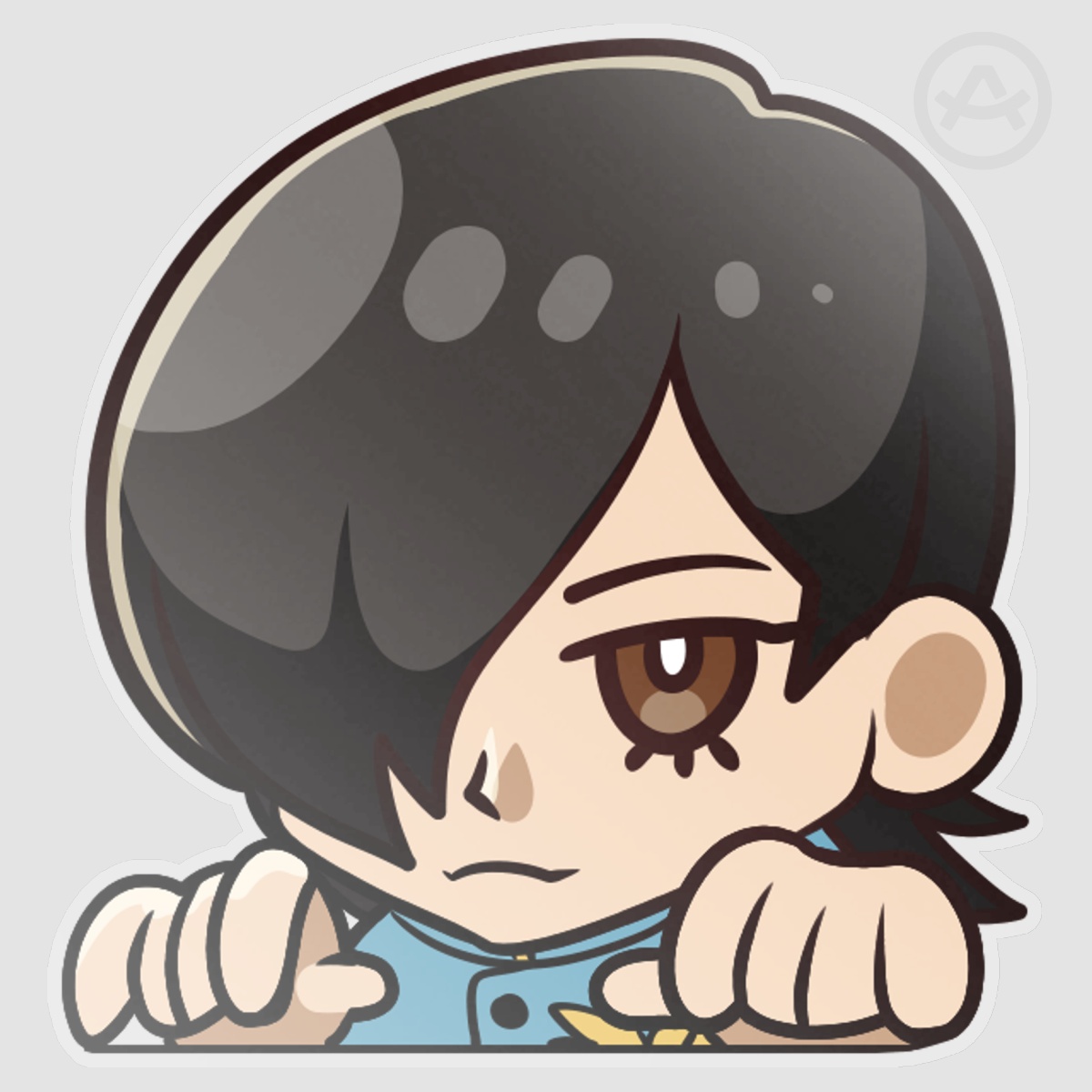 [Persona 2] Jun Kurosu Peekaboo Sticker