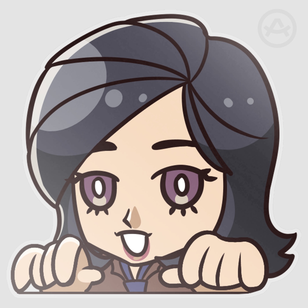 [Persona 2] Maya Amano Peekaboo Sticker