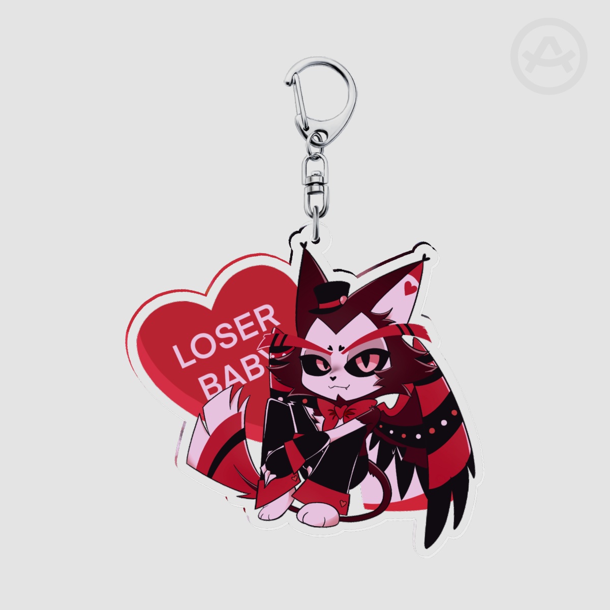 Hazbin Hotel - Husk Valentines 2026 Keychain by 龙猫628 - ACGGOODS