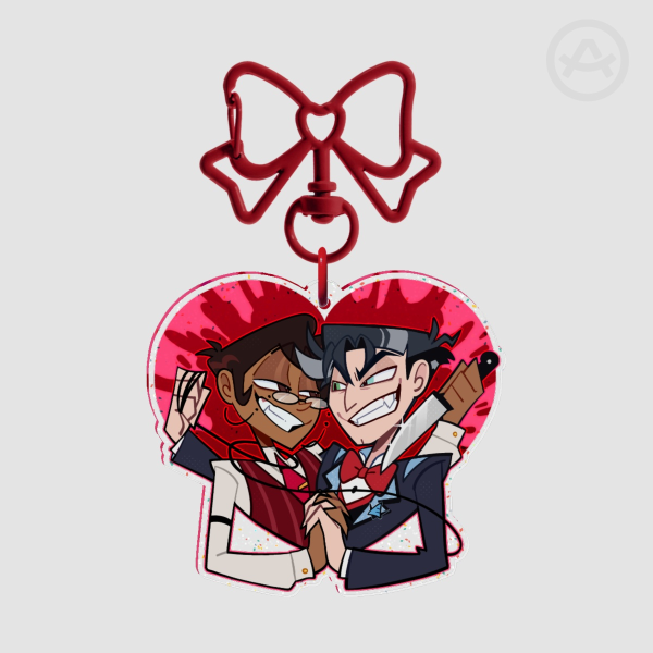 MurderMedia [VoxAl/RadioStatic] || 6cm Keychain