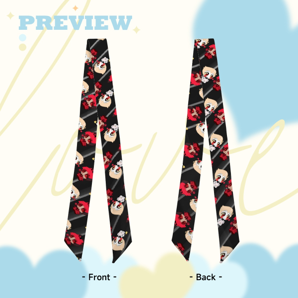 RadioApple Alastor Lucifer Hazbin Hotel Hair Scarf Headband