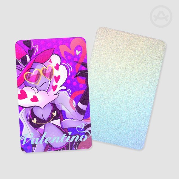<3 Valentino Holographic Photocard