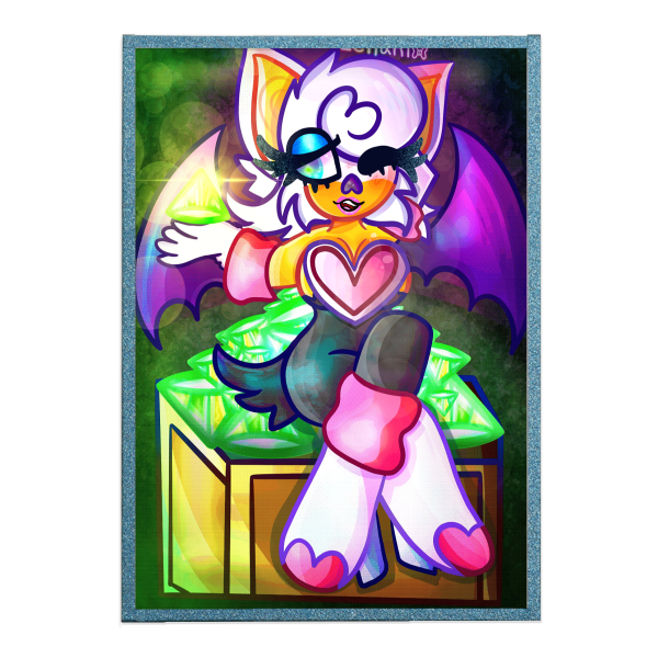 Rouge the Bat Art Board